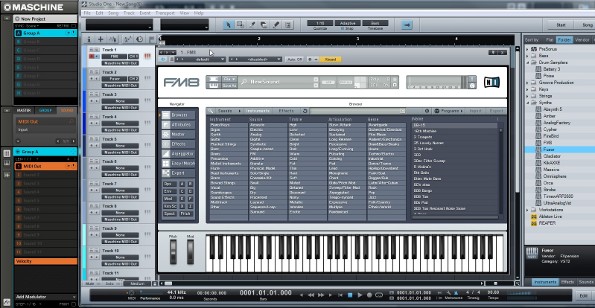 NI Maschine sequencing vsts in Presonus Studio One